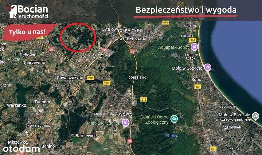 Uzbrojone, płaskie działki - Chwaszczyno!-6