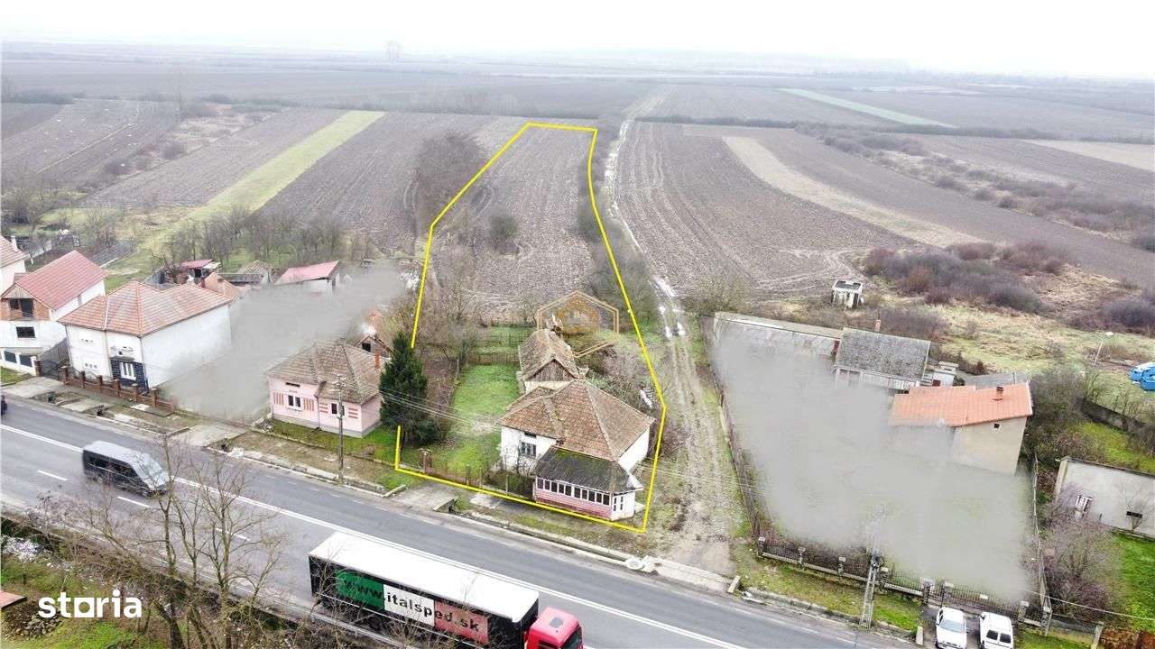 Casa cu 3 camere si 8.914 mp de teren | Acces din DN 19A - Petea - Imagine principală: 3/11