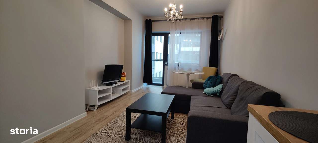2 camere complet mobilat | Centrala proprie | Vedere cadrul Lacul Morii