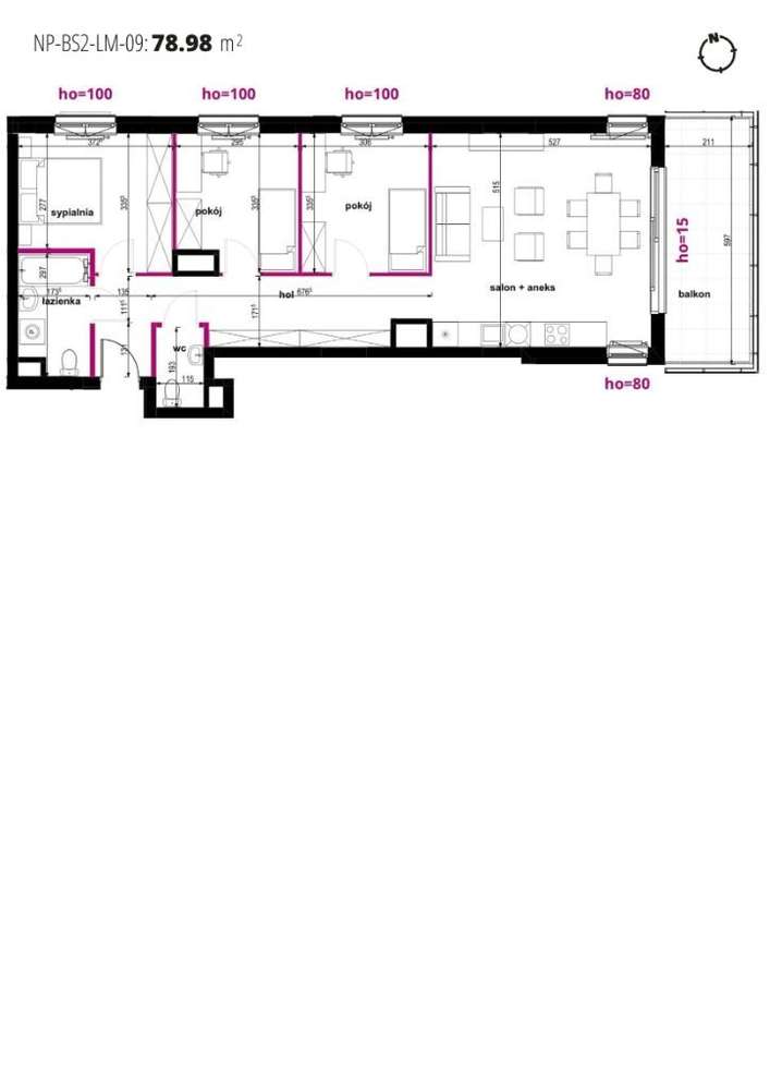 Niwa Park etap II | nowe mieszkanie BS2 09 - Pełny obrazek: 3/8