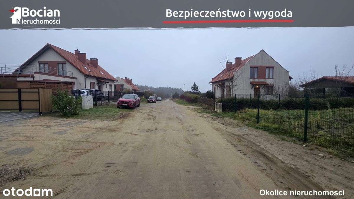 Uzbrojona, słoneczna działka budowlana! Straszyn! - Pełny obrazek: 5/7
