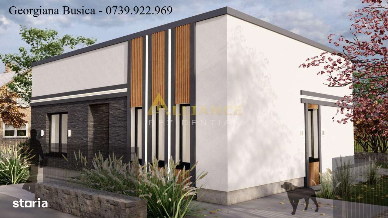Casa individuala parter || 4 camere 2 bai || teren 309mp-0