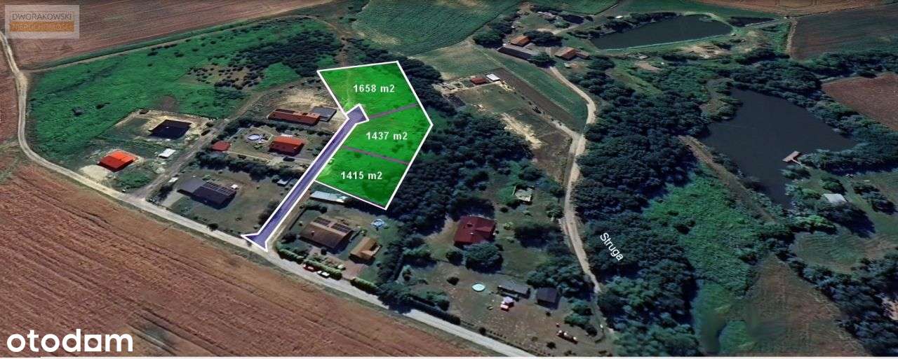 Działka budowlana w kameralnej zabudowie - Pełny obrazek: 2/4