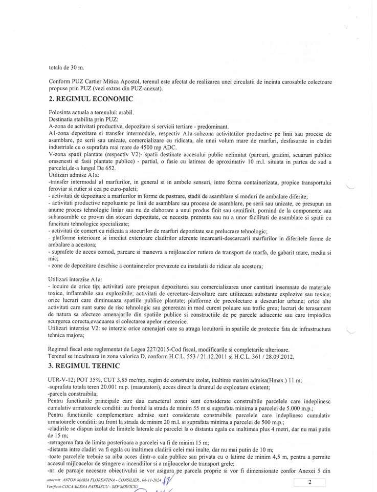 Ploiesti zona Parc Vest - 2 ha intravilan, D-66ml - 7 euro/mp - Imagine principală: 2/3