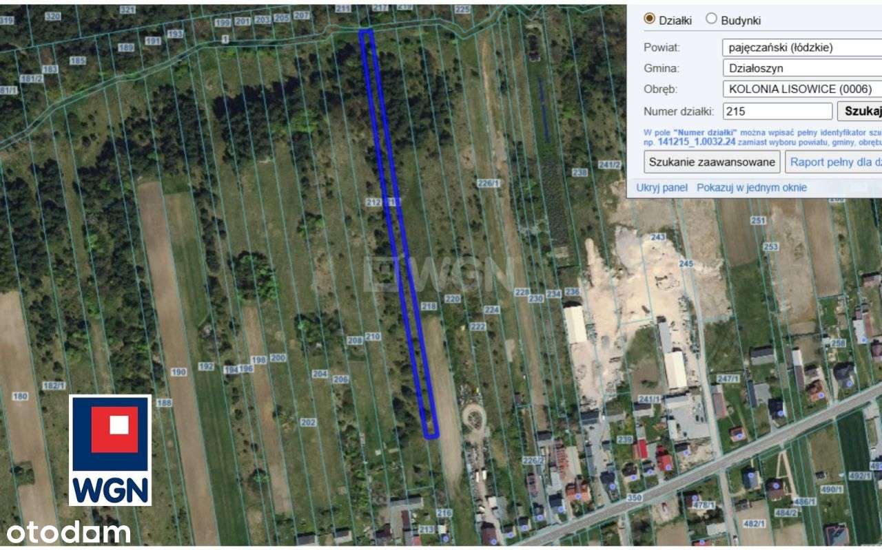 Działka, 23 635 m², Lisowice-Kolonia-1