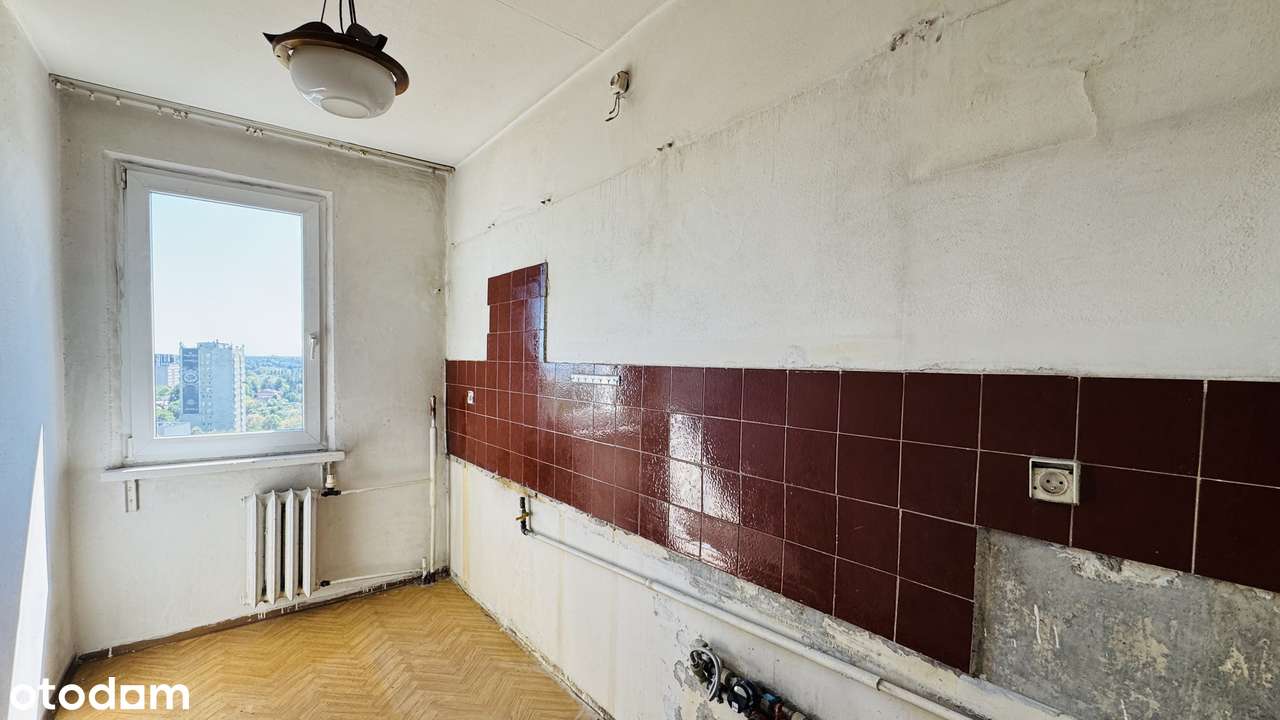 Do remontu - 3/4 pokoje - 15 piętro z widokiem - Metro M1 Wilanowska-1
