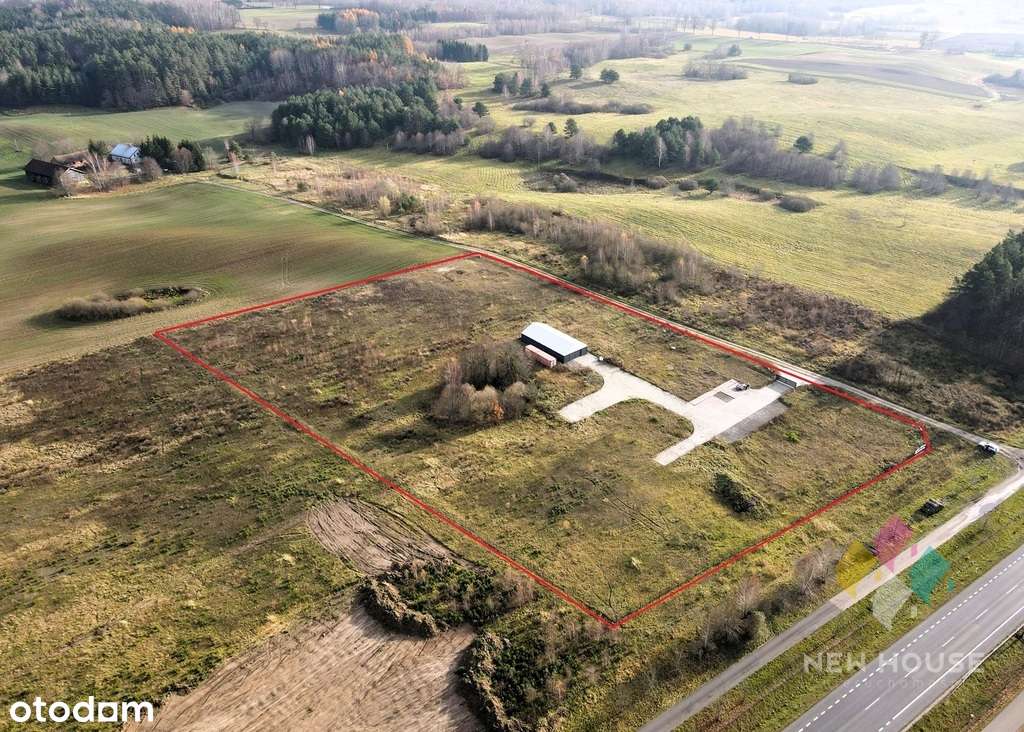 Spręcowo- działka usługowa produkcja, magazyny-1