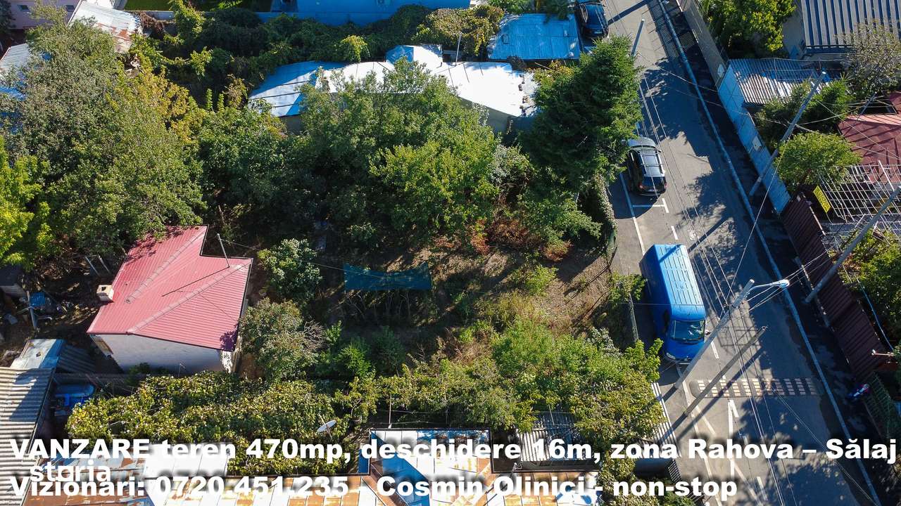 Teren 470 mp, deschidere 16 m – Zona Rahova–Salaj, Str. Oltului - Imagine principală: 5/14
