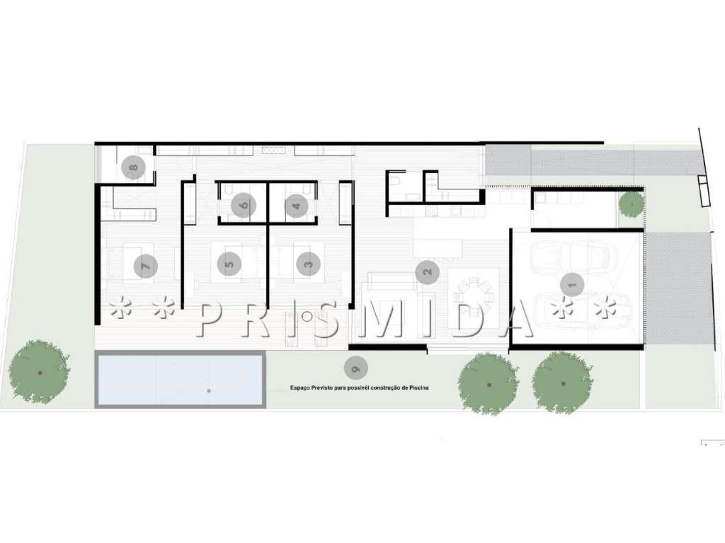 Moradia térrea com possibilidade de incluir piscina-8