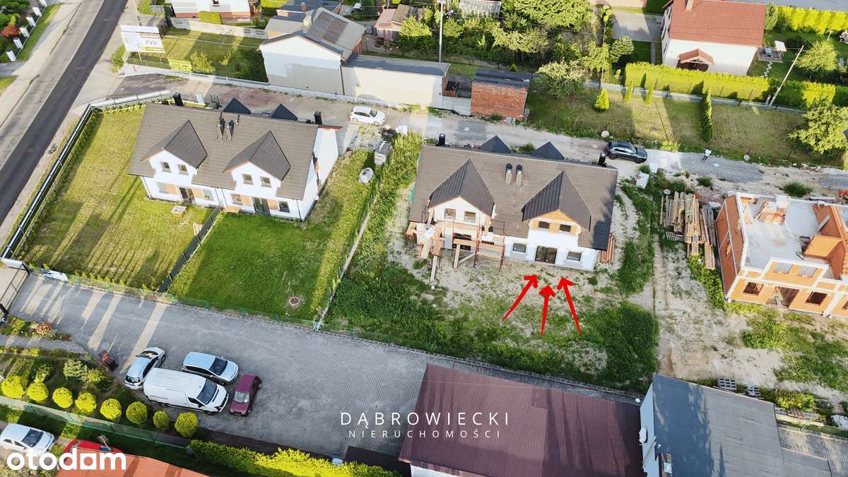 Gierałtowice – Nowa Inwestycja 133m², Bliźniak, Działka 420m², Bez PCC-5