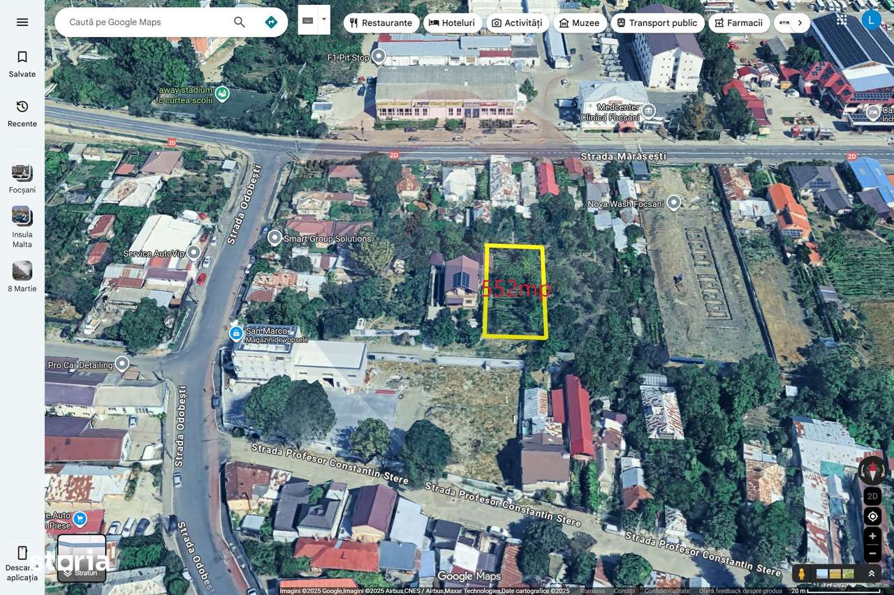 Teren 552mp Focsani, Strada Odobesti - Imagine principală: 4/7