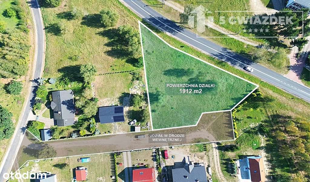 Duża działka budowlana.Prąd,woda,gaz przy granicy. - Pełny obrazek: 5/14