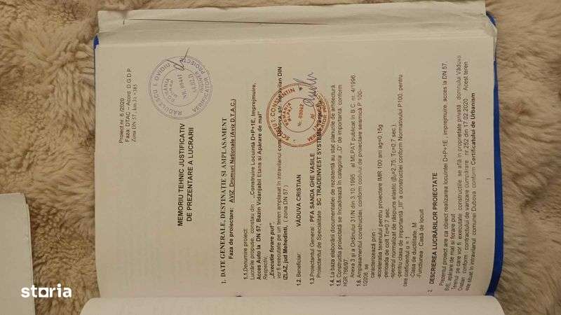 Vand teren intravilan comuna Dubova cu toate avizele. - Imagine principală: 4/8