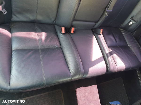Interior Scaune Fata Stanga Dreapta cu Bancheta Piele Neagra cu Incalzire Mercedes Clasa S Class W221 S320 2005 - 2013 [C0333] - 7