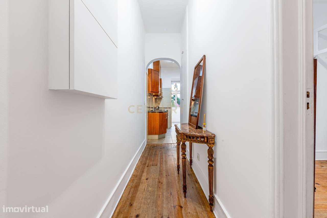 Apartamento T1 + 1 mobiliado e equipado para arrendar nas Avenidas No - Grande imagem: 4/13