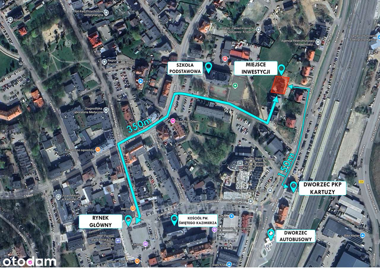 2 poziomowy apartament  w centrum KARTUZ + parking - Pełny obrazek: 5/15