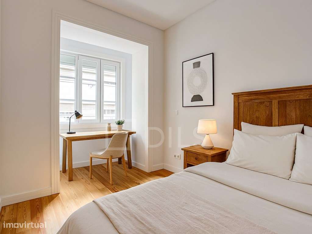 Apartamento T3 a estrear em Arroios - 126 m² com varandas em prédio... - Grande imagem: 2/25