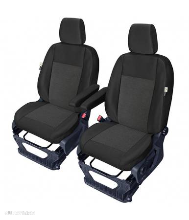 Set huse scaune auto Kegel Tailor Made pentru Ford Tourneo Custom 1 + 1, set huse scaun camion - 1