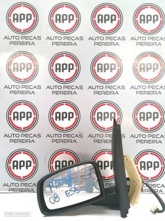 Espelho esquerdo Fiat Panda de 2008, eléctrico, usado original. - 1