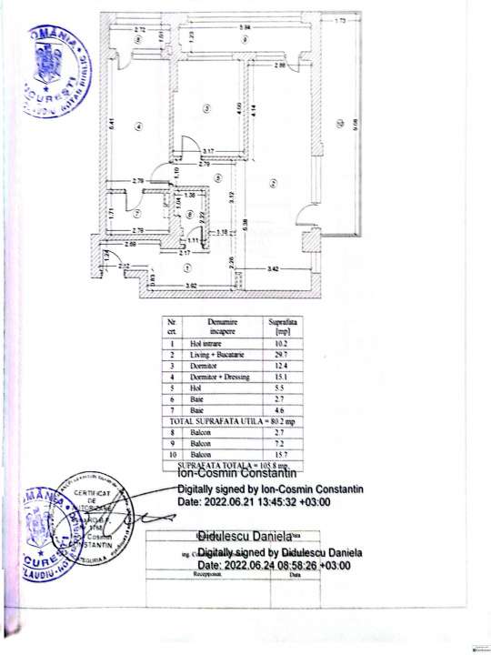 Apartament 3 camere ansamblul Via Pipera-13