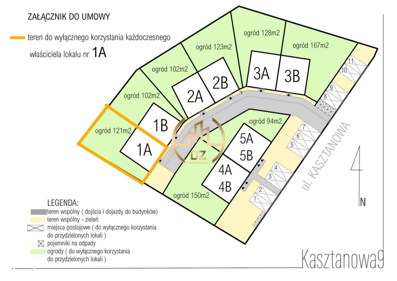 Wilczyce, ul. Kasztanowa, Bliźniak, kanalizacja, - Pełny obrazek: 5/6