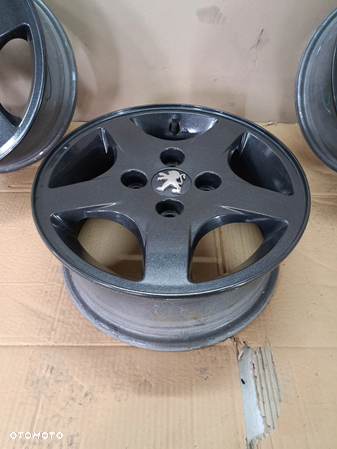 Alufelgi Peugeot Citroen 14 cali 4x108 Oryginalne Czarne - 5