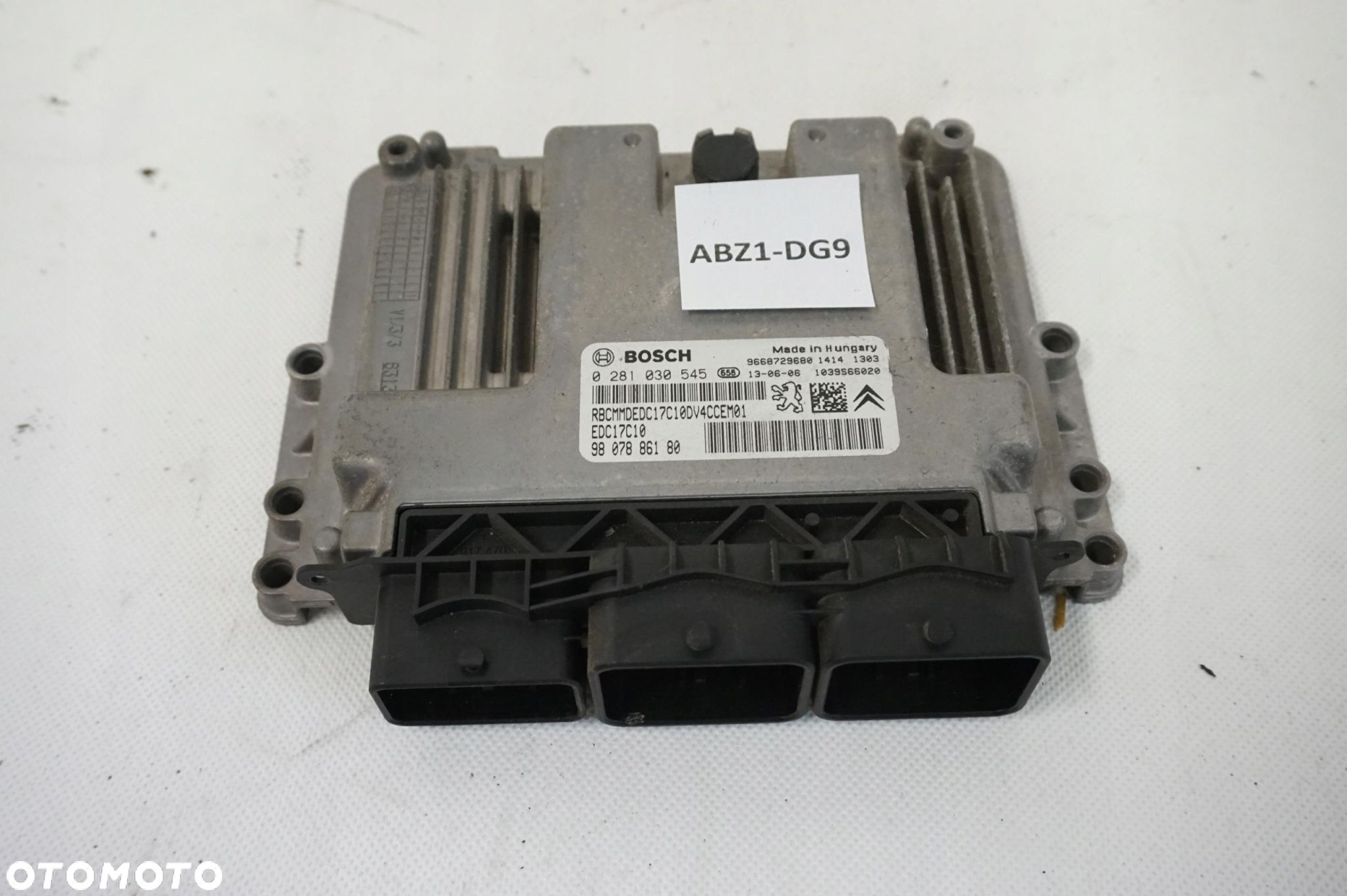 STEROWNIK PEUGEOT 208 1.4HDI 9807886180 0281030545 - 1