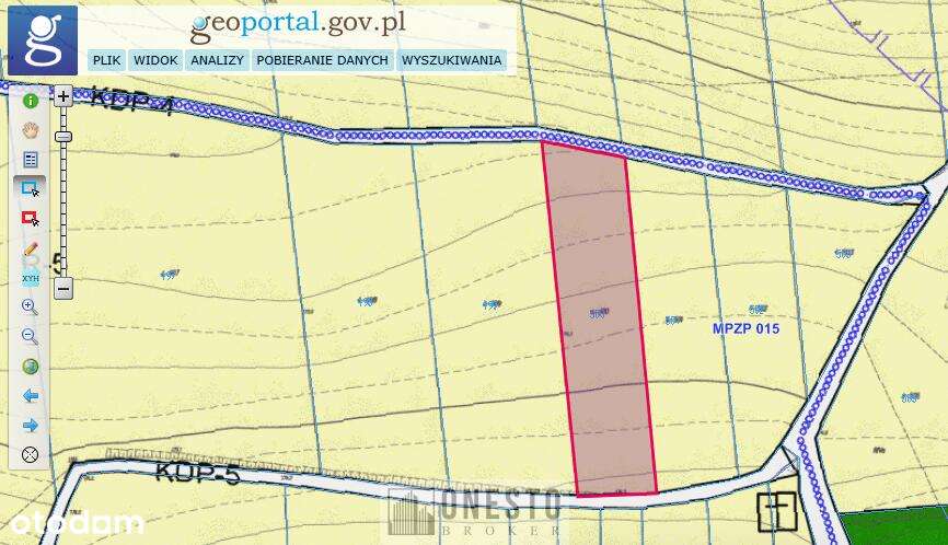 Działka 16a rolna rekreacyjna, Nałęczów Bochotnica - Pełny obrazek: 4/5