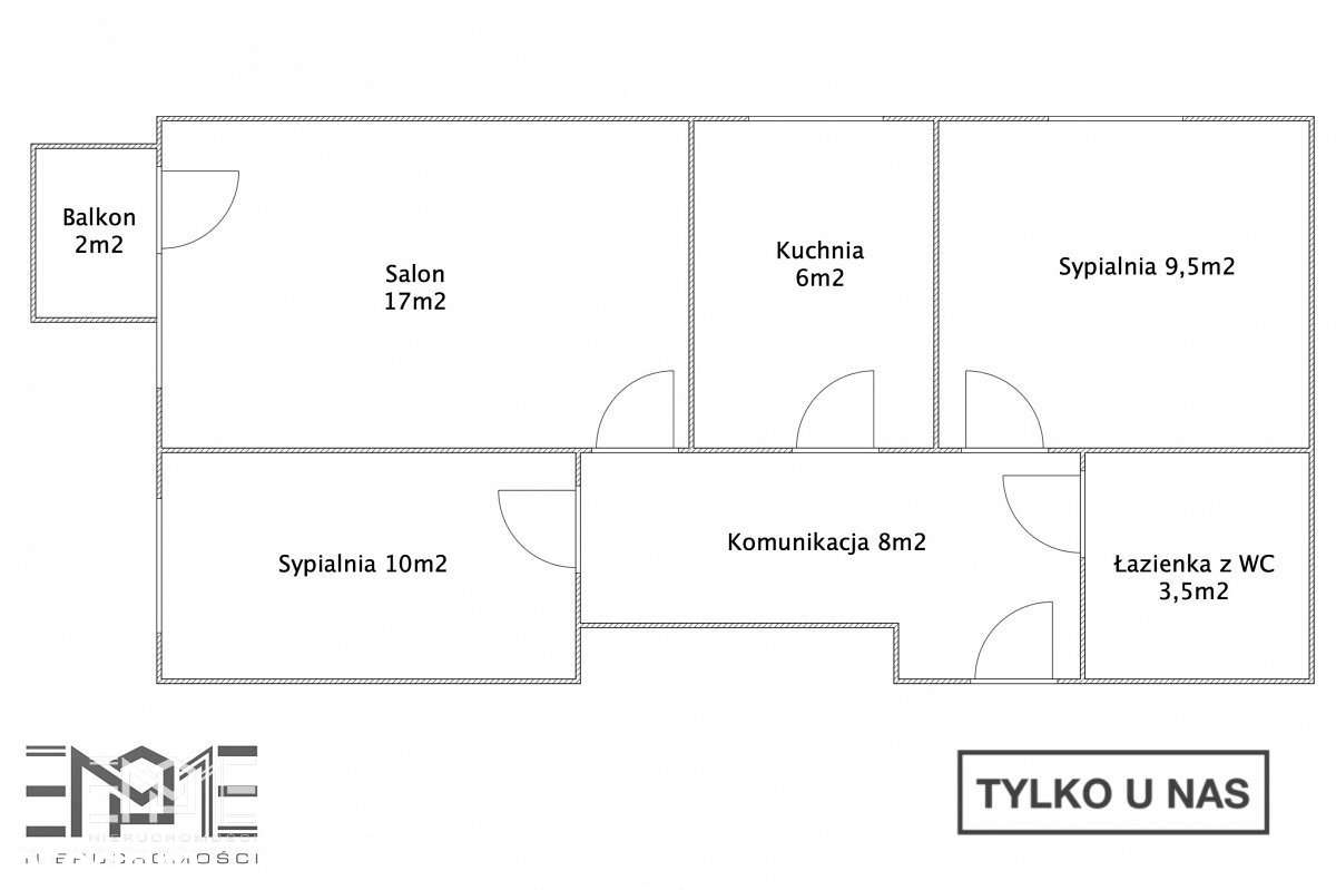 dwustronne 3 pokoje blisko centrum, Rury / LSM-7
