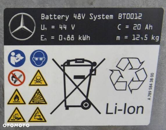 MERCEDES W206 AKUMULATOR Li-lon 48v A0009828317 - 2