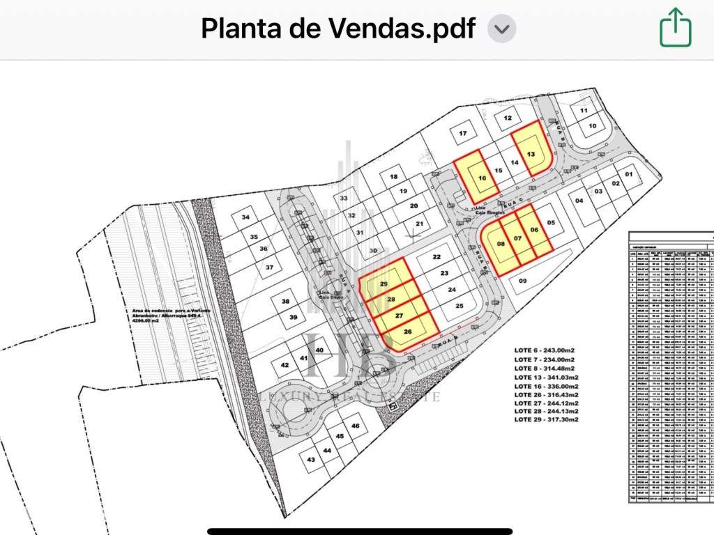 Lote de Terreno para Construção de Moradia | Albarraque | Sintra - Grande imagem: 5/10