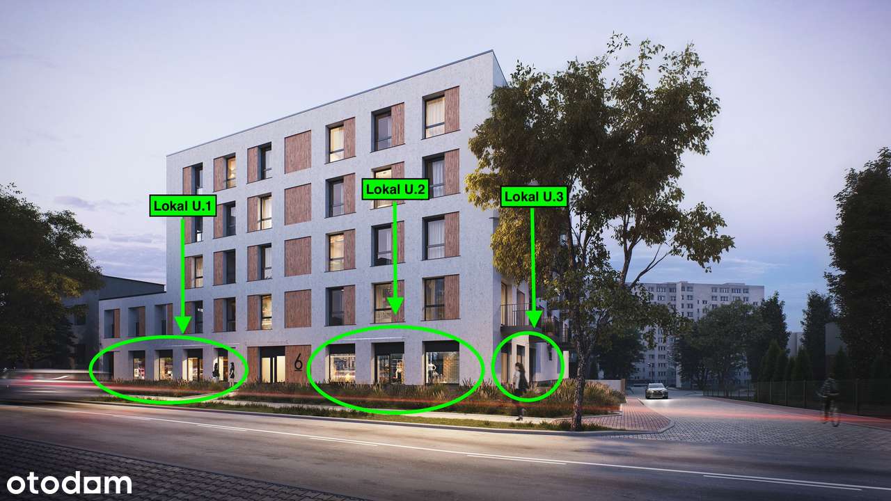 Nowy lokal użytkowy U.3, 44,67 m² PROMOCJA - Pełny obrazek: 1/13