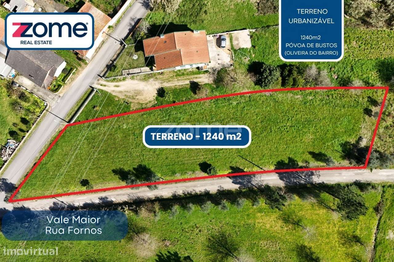 Terreno com 1.240 m² | Rua dos Fornos | Bustos | Oliveira do Bairro - Grande imagem: 2/17