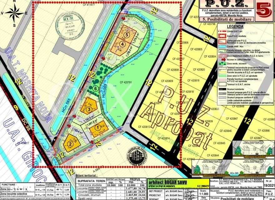 AX1130 Mosnita Noua - Calea Urseni, Teren Intravilan, 5 Parcele - Imagine principală: 2/4