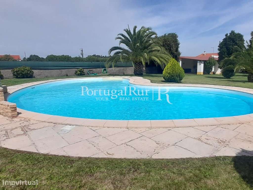 Moradia T4 com Piscina e Terreno de 2.980 m² no Granho do Ribatejo - Grande imagem: 5/60