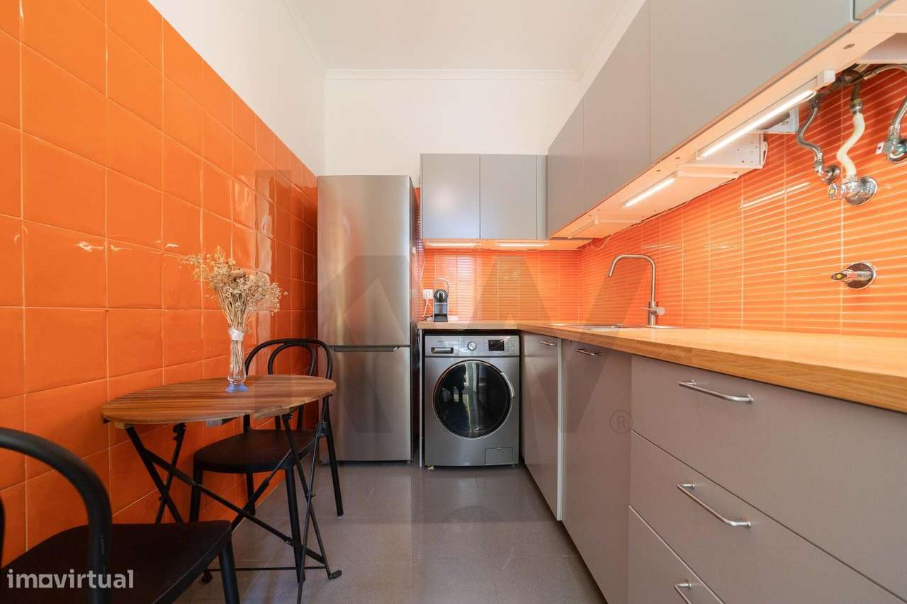 Apartamento T2 com terraço e Estacionamento no Príncipe Real-9