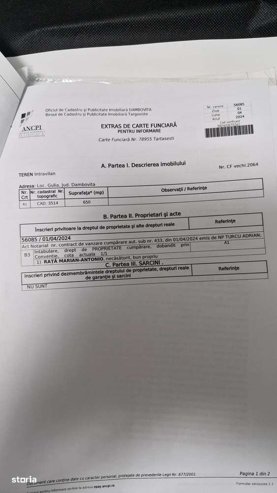 FARA COMISIOANE vind teren constructii de 650 mp cu gaze si curent-6