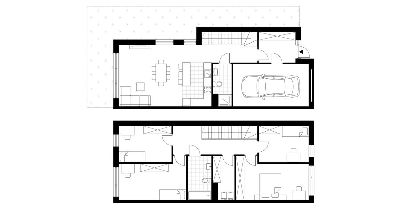 5-pokojowy dom 137m2 + ogródek Bezpośrednio - Pełny obrazek: 3/8