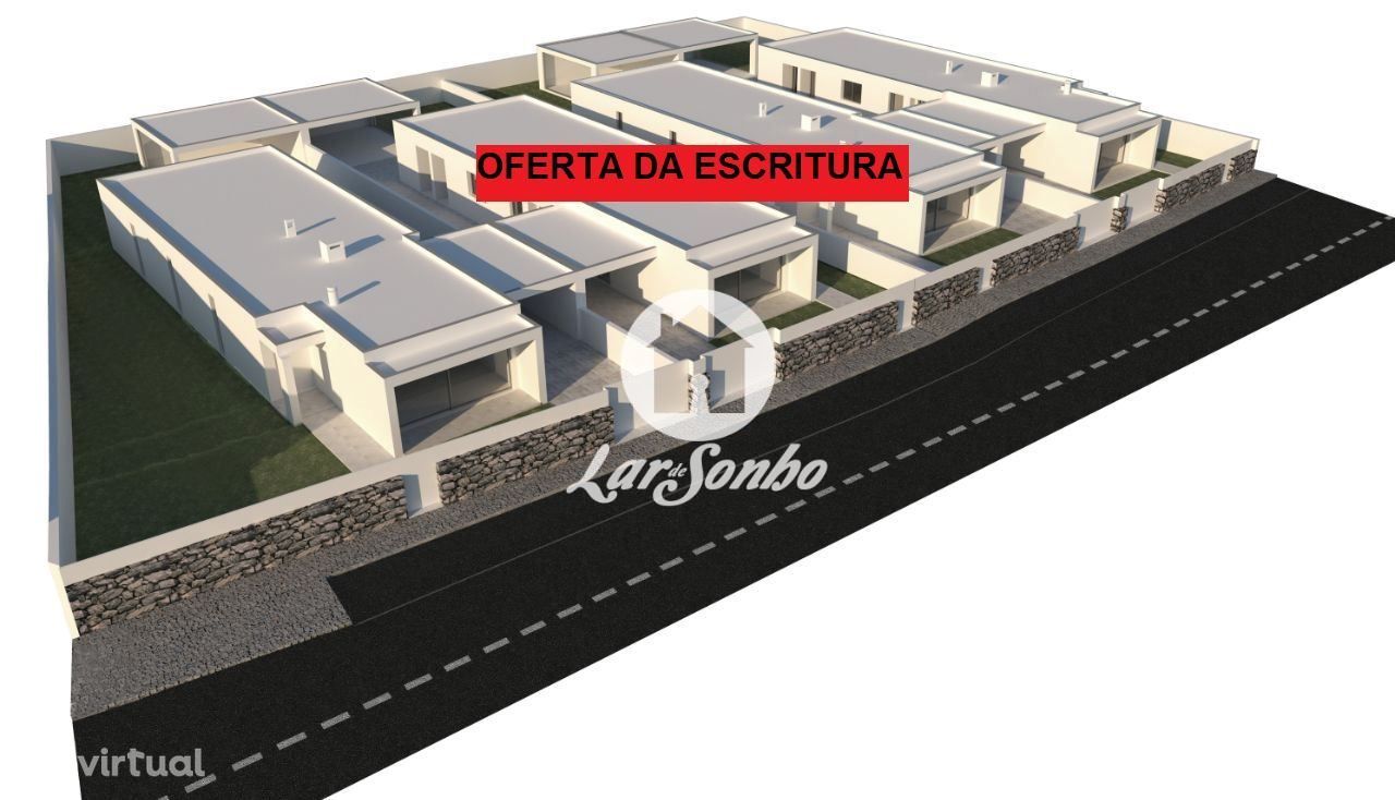 Moradia M3 NOVA térrea e individual em Mouquim, Lemenhe Jesufrei