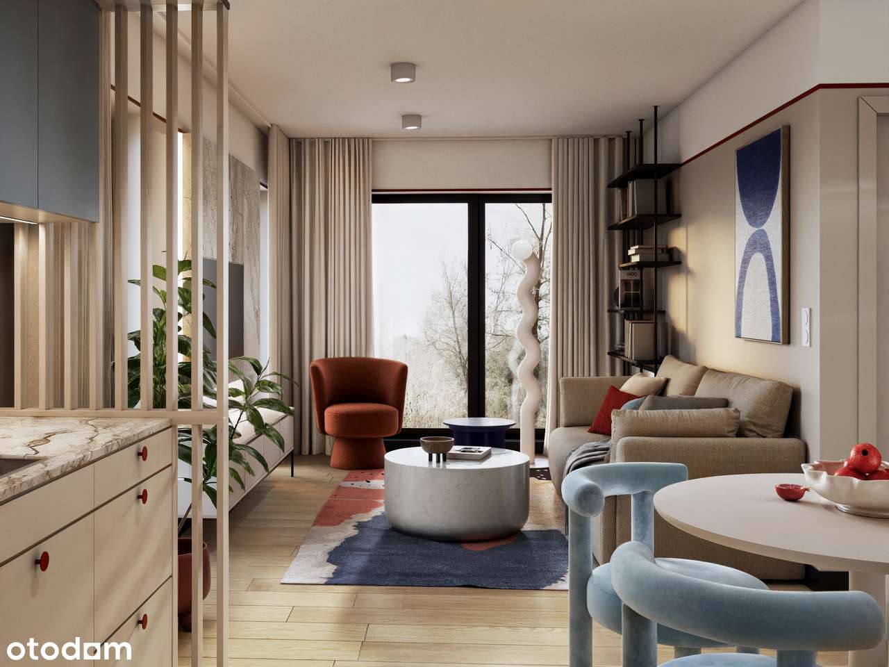 Nowoczesne mieszkanie 3-pokojowe 59,41m² Zgorzelec - PIĘTRO I i II - Pełny obrazek: 4/7