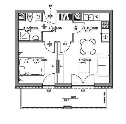 Dwupokojowe mieszkanie w nowo powstającym bloku! - Pełny obrazek: 4/4