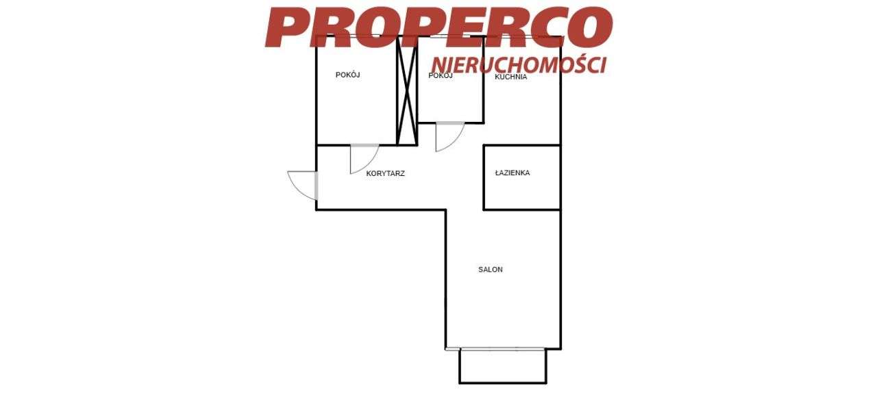 Mieszkanie 3 pok, 48,3 m2 ul. Śląska, Ksm-12