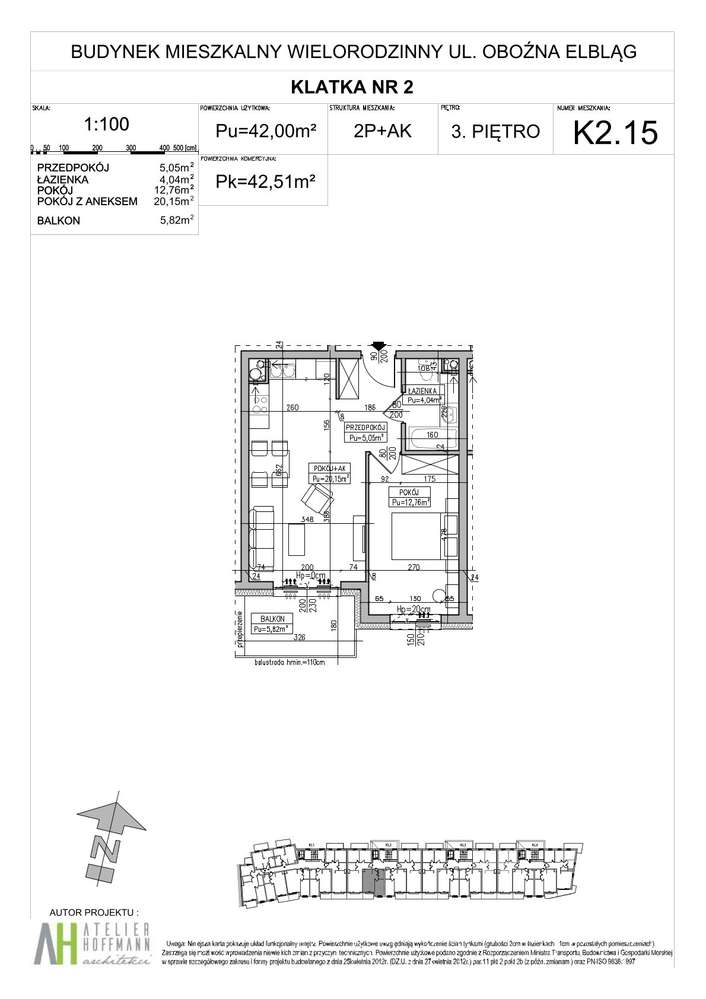Elzam Tower | mieszkanie 2-pok. | K2_15 - Pełny obrazek: 2/9
