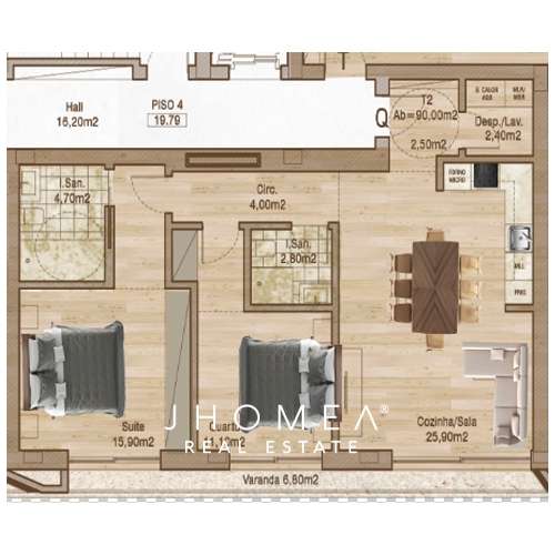 APARTAMENTO T2 - DESIRE, CAIS DA FONTE NOVA-7