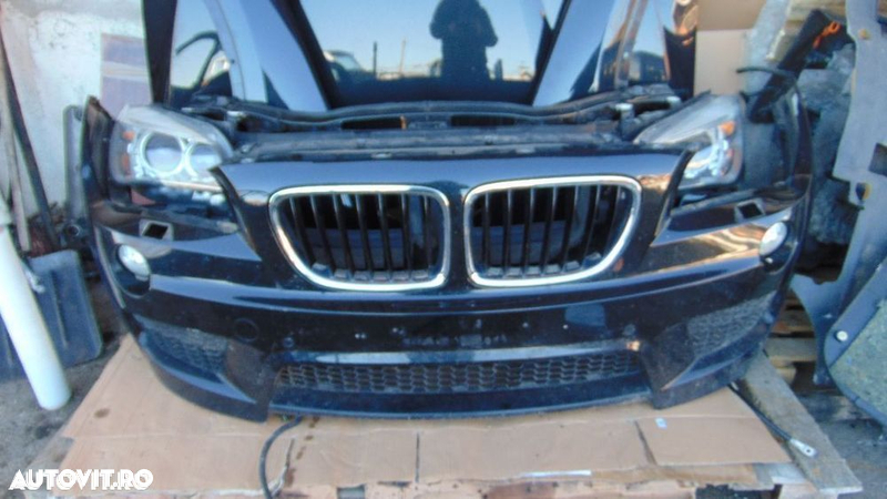 Fata Completa BMW X1 e84 2009-2014 m pachet bara fata capota aripi trager radiatoare faruri facelift - 2