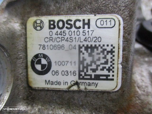 Bomba Injectora 0445010517 BMW E90 2008 320D 0P BOSCH BMW F11 FASE 1 520D 2011 2.0D 184CV 5P PRETO BOSCH - 4