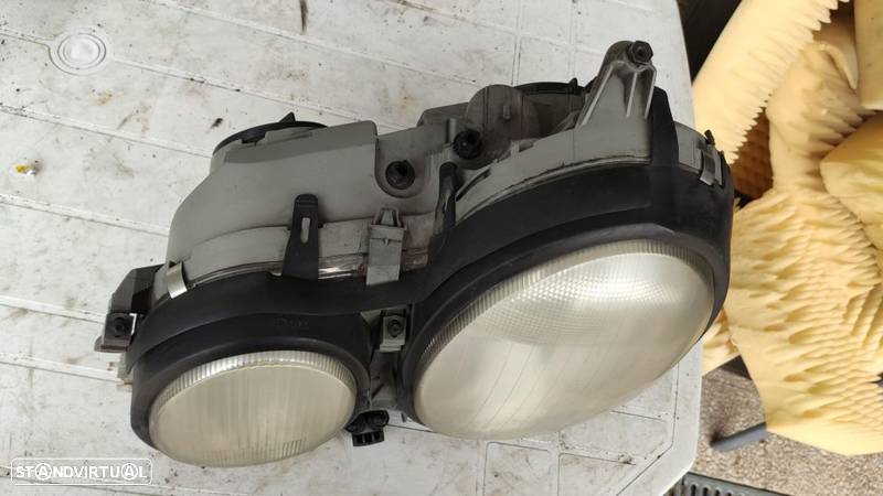 farol esquerdo Xenon w210 facelift 99 - 01 completo - 4