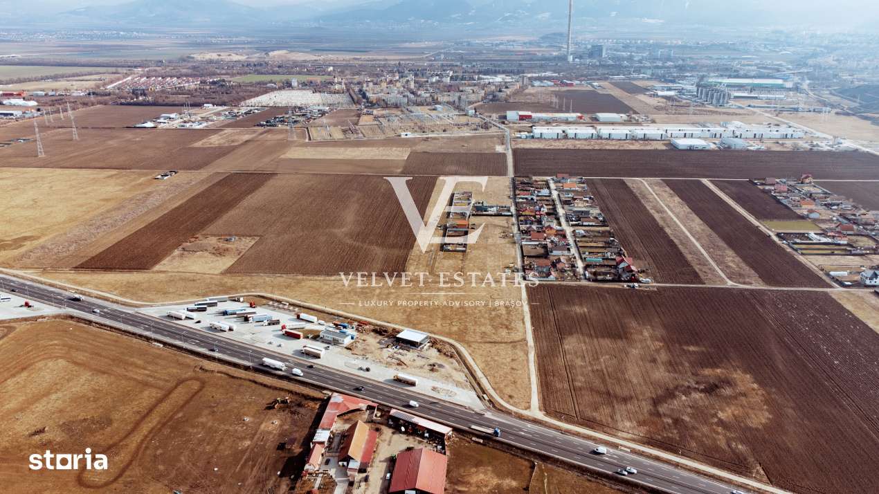 Teren 9.026 mp Sanpetru/Brasov – PUZ Aprobat Blocuri P+2E+M-2