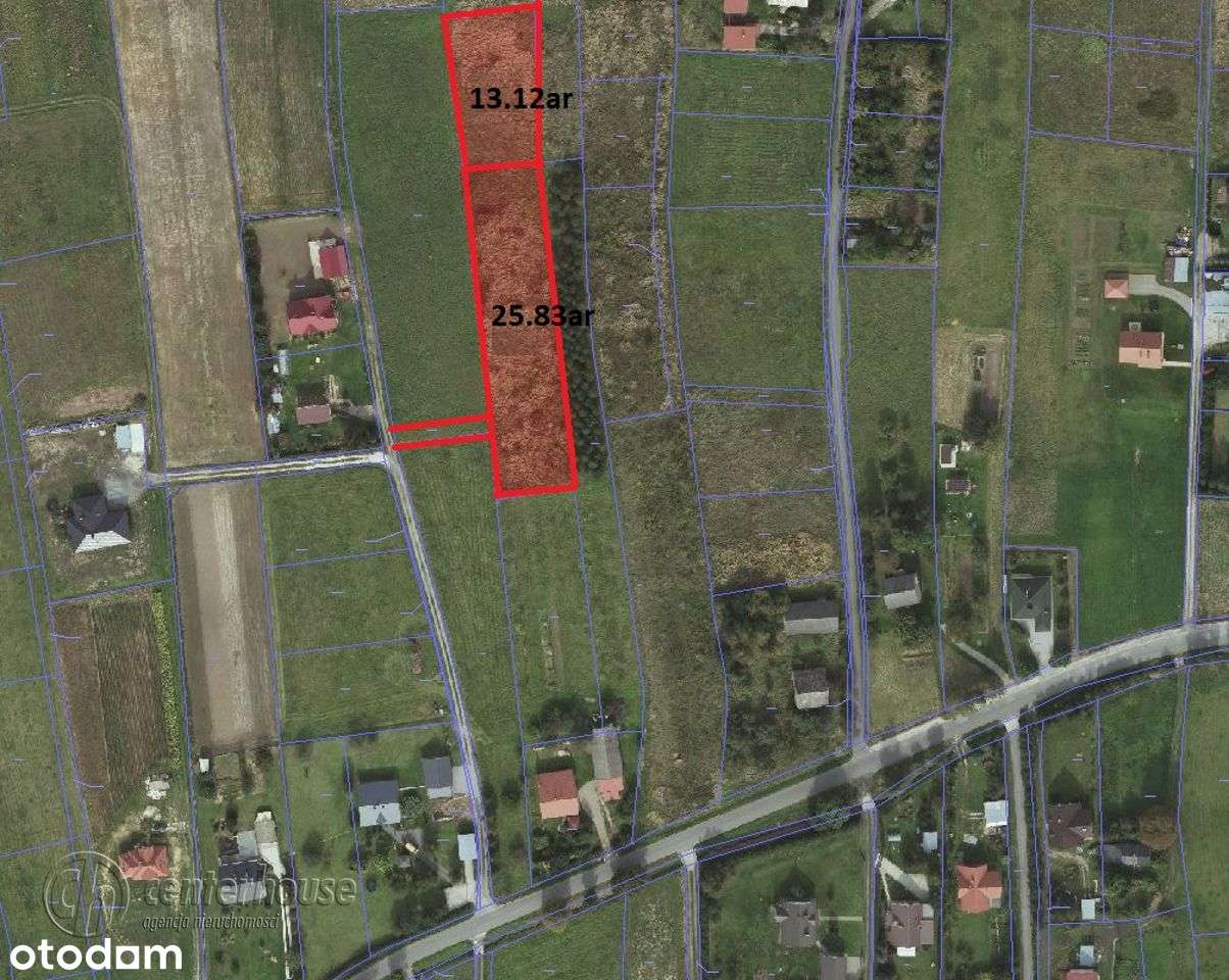 38.95ar Mogielnica, działka z WZ pod dom jednorodzinny-0