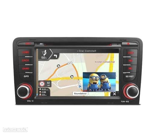 AUTO RADIO GPS 2DIN ANDROID 12 OCTA-CORE PARA AUDI A3 8P 8PA 03-12 USB GPS TACTIL 7" HD - 7